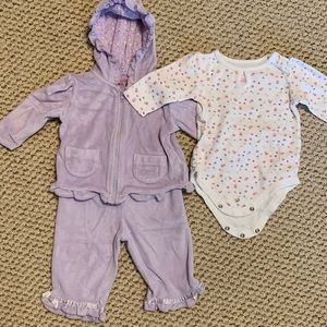Garanimals hoodie set with bodysuit